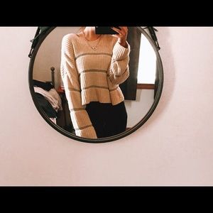 striped soft sweater!